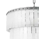 Lampada Sospesa Moderna in Vetro Artigianale Lusso Made in Italy - Valadier Viadurini
