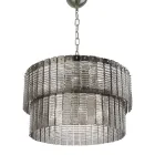 Lampada Sospesa Moderna in Vetro Artigianale Lusso Made in Italy - Valadier Viadurini