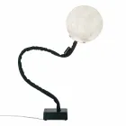 Lampada stelo flessibile da terra In-es.artdesign Micro Luna nebulite Viadurini