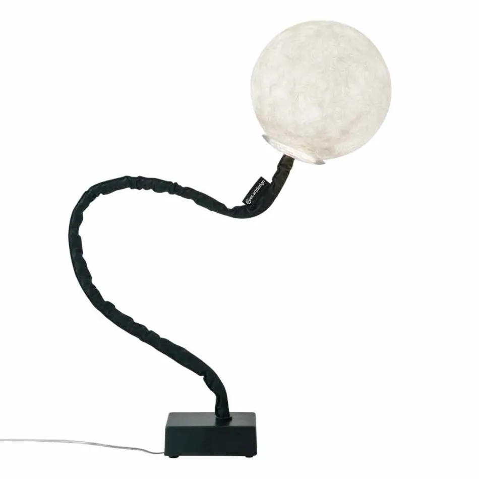 Lampada stelo flessibile da terra In-es.artdesign Micro Luna nebulite Viadurini