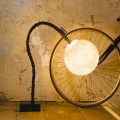 Lampada stelo flessibile da terra In-es.artdesign Micro Luna nebulite