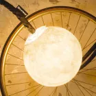 Lampada stelo flessibile da terra In-es.artdesign Micro Luna nebulite Viadurini