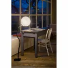 Lampada stelo flessibile da terra In-es.artdesign Micro Luna nebulite Viadurini