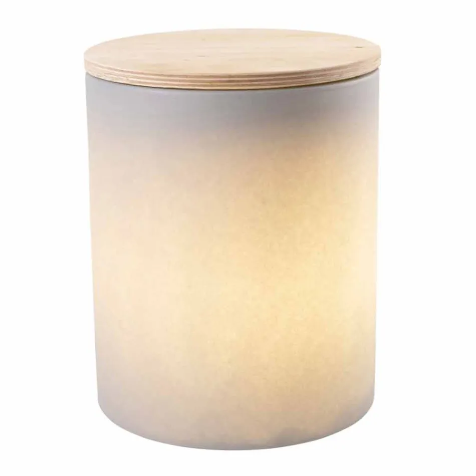 Lampada Tavolino da Esterno o Interno Design a Led, Solare o E27 - Tamburostar Viadurini