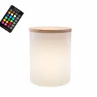 Lampada Tavolino da Esterno o Interno Design a Led, Solare o E27 - Tamburostar Viadurini
