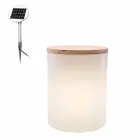 Lampada Tavolino da Esterno o Interno Design a Led, Solare o E27 - Tamburostar Viadurini