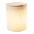 Lampada Tavolino da Esterno o Interno Design a Led, Solare o E27 - Tamburostar Viadurini
