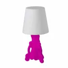 Lampada tavolo colorata Slide Lady of Love design moderno made Italy Viadurini