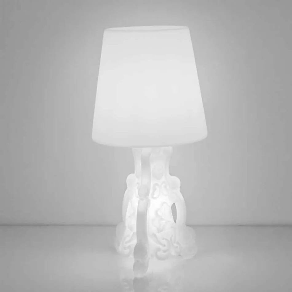 Lampada tavolo Slide Lady of Love di design luminosa made in Italy Viadurini