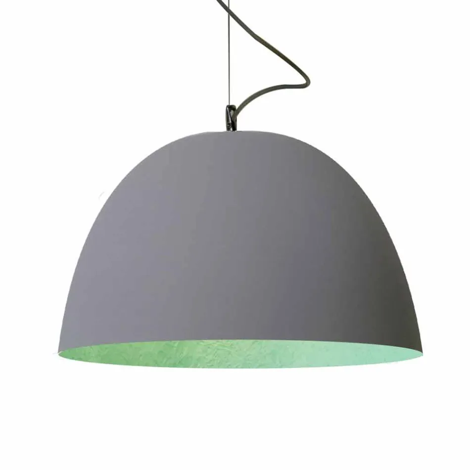 Lampada verniciata a sospensione In-es.artdesign H2o Cemento moderna Viadurini