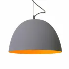 Lampada verniciata a sospensione In-es.artdesign H2o Cemento moderna Viadurini