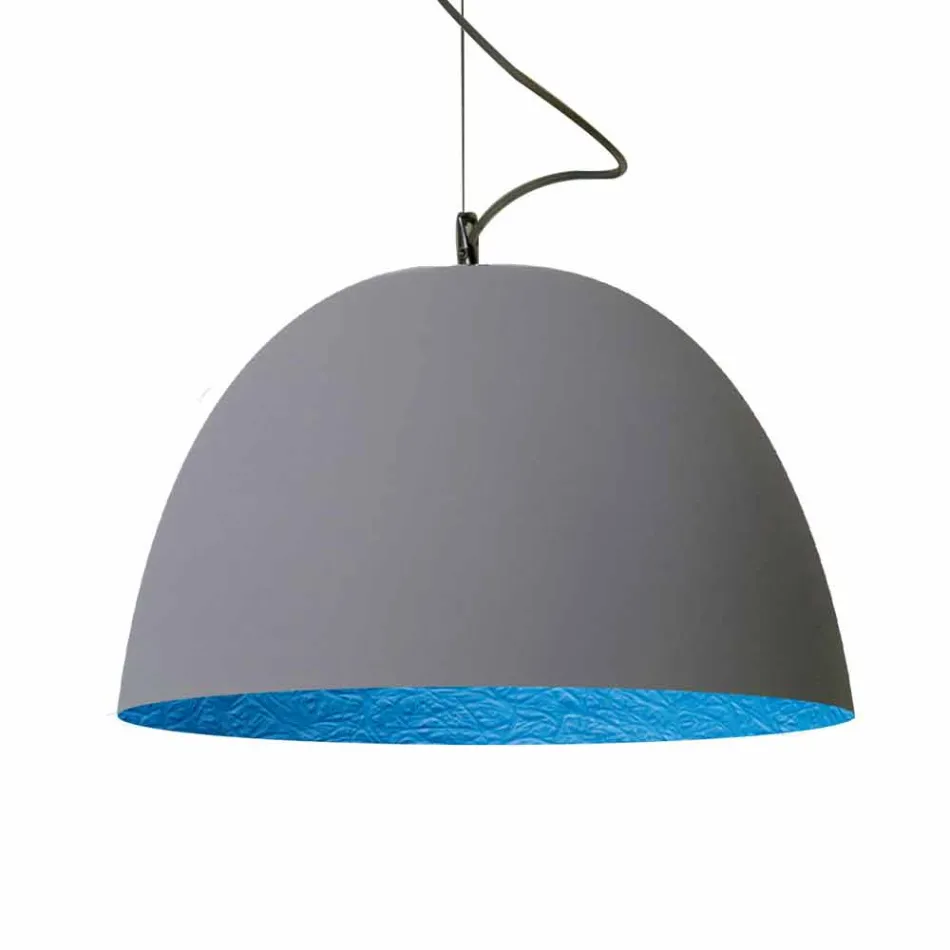 Lampada verniciata a sospensione In-es.artdesign H2o Cemento moderna Viadurini