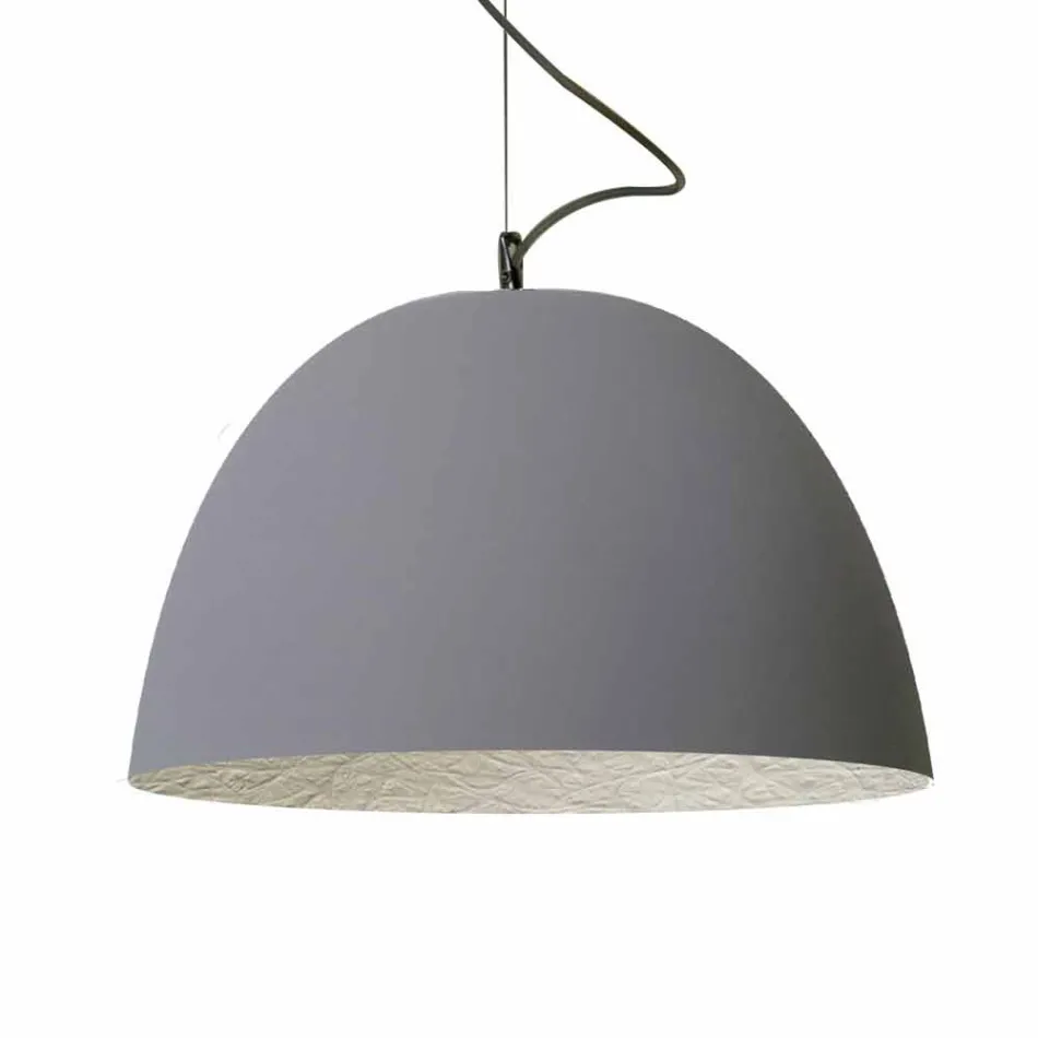 Lampada verniciata a sospensione In-es.artdesign H2o Cemento moderna Viadurini