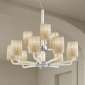 Lampadario 12 Luci in Vetro di Venezia e Metallo Made in Italy - Graham