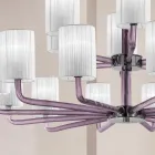 Lampadario 18 Luci Artigianale in Vetro Veneziano Made in Italy - Graham Viadurini
