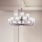 Lampadario 18 Luci Artigianale in Vetro Veneziano Made in Italy - Graham Viadurini