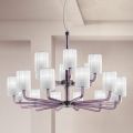 Lampadario 18 Luci Artigianale in Vetro Veneziano Made in Italy - Graham
