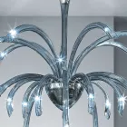Lampadario a 21 Luci in Vetro Veneziano Fatto a Mano in Italia - Jason Viadurini