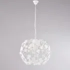 Lampadario a 3 luci in metallo e cristallo per arredare il soggiorno – Orchidea Viadurini