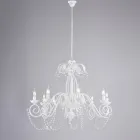Lampadario a 5 luci stile shabby per creare atmosfere romantiche – Perla Viadurini