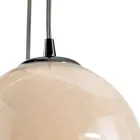 Lampadario a Cinque Cupole Sospeso in Vetro Veneziano Made in Italy - Lucilla Viadurini