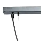 Lampadario a Due o Tre Lumi in Vetro Soffiato a Mano Made in Italy - Sibilla Viadurini