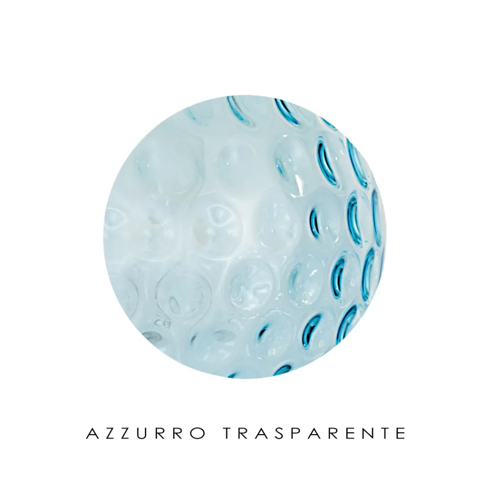 Lampadario a Mazzo Tre Lumi in Vetro Soffiato Veneziano Made in Italy - Lucilla Viadurini