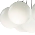 Lampadario a Sette Lumi in Vetro Lucido o Satinato Made in Italy - Althea Viadurini