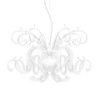 Lampadario a Sospensione in Plexiglass Bianco o Nero Riciclabile - Sancio Viadurini