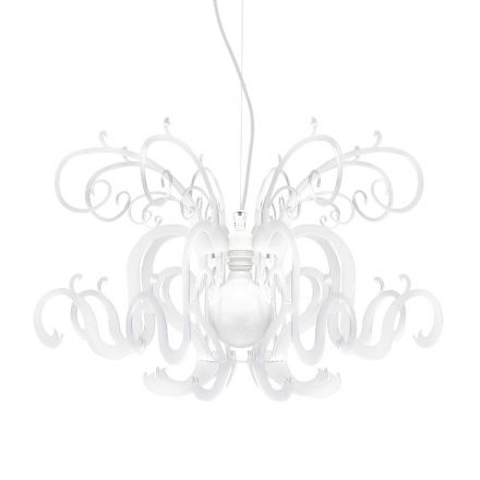 Lampadario a Sospensione in Plexiglass Bianco o Nero Riciclabile - Sancio Viadurini