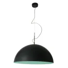 Lampadario Bicolore in Laprene e Nebulite  - Mezza Luna by In-es.artdesign  Viadurini
