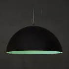 Lampadario Bicolore in Laprene e Nebulite  - Mezza Luna by In-es.artdesign  Viadurini