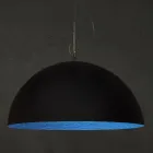 Lampadario Bicolore in Laprene e Nebulite  - Mezza Luna by In-es.artdesign  Viadurini