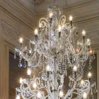 Lampadario Classico 36 Luci in Vetro di Venezia Made in Italy - Fiorentino Viadurini