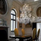 Lampadario Classico 36 Luci in Vetro di Venezia Made in Italy - Fiorentino Viadurini