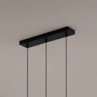 Lampadario con 3 LED in Alluminio Verniciato a Polvere e Cavo Regolabile - Buxus Viadurini