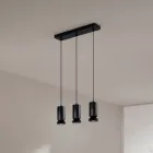Lampadario con 3 LED in Alluminio Verniciato a Polvere e Cavo Regolabile - Buxus Viadurini