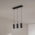 Lampadario con 3 LED in Alluminio Verniciato a Polvere e Cavo Regolabile - Buxus