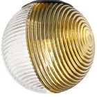 Lampadario con 8 Luci in Vetro Soffiato a Forma di Sfera Made in Italy - Prilla Viadurini