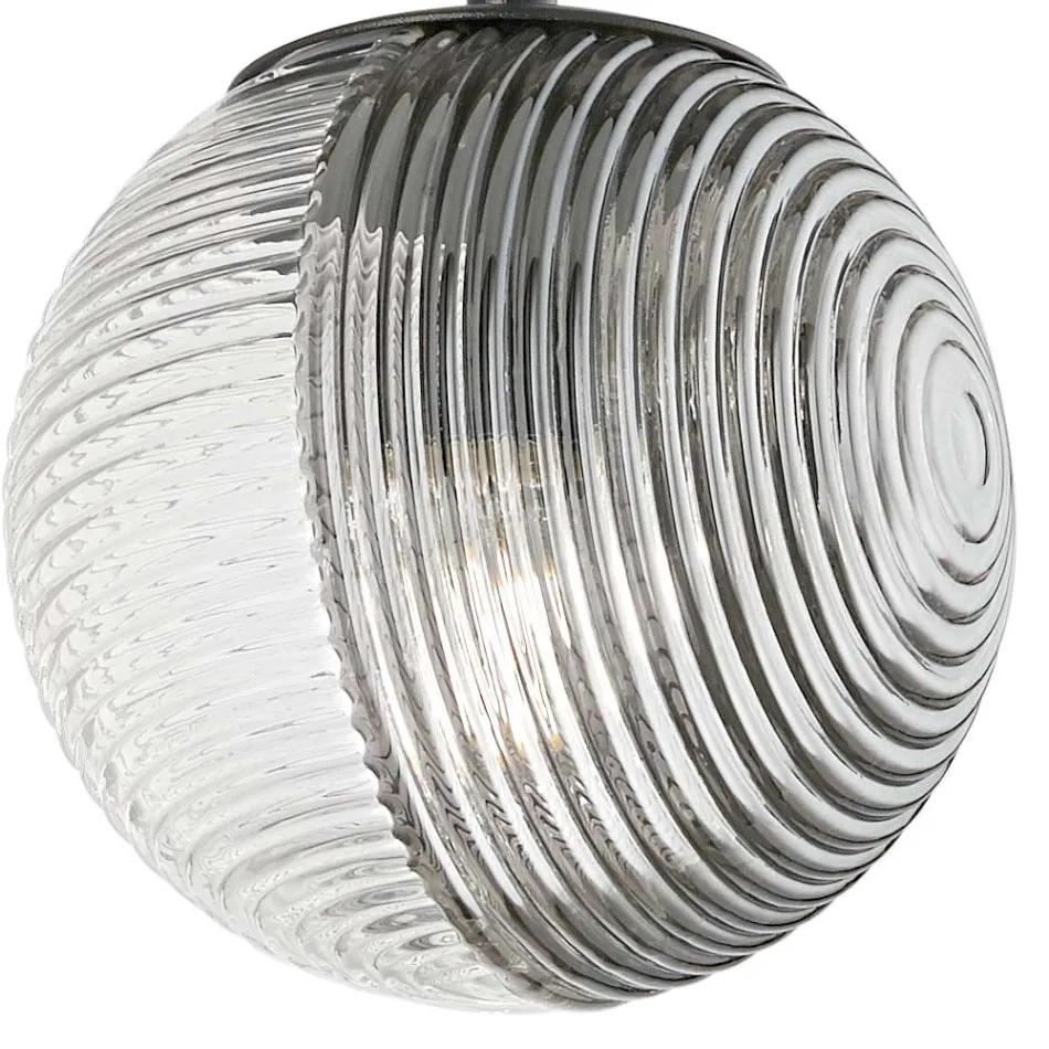 Lampadario con 8 Luci in Vetro Soffiato a Forma di Sfera Made in Italy - Prilla Viadurini