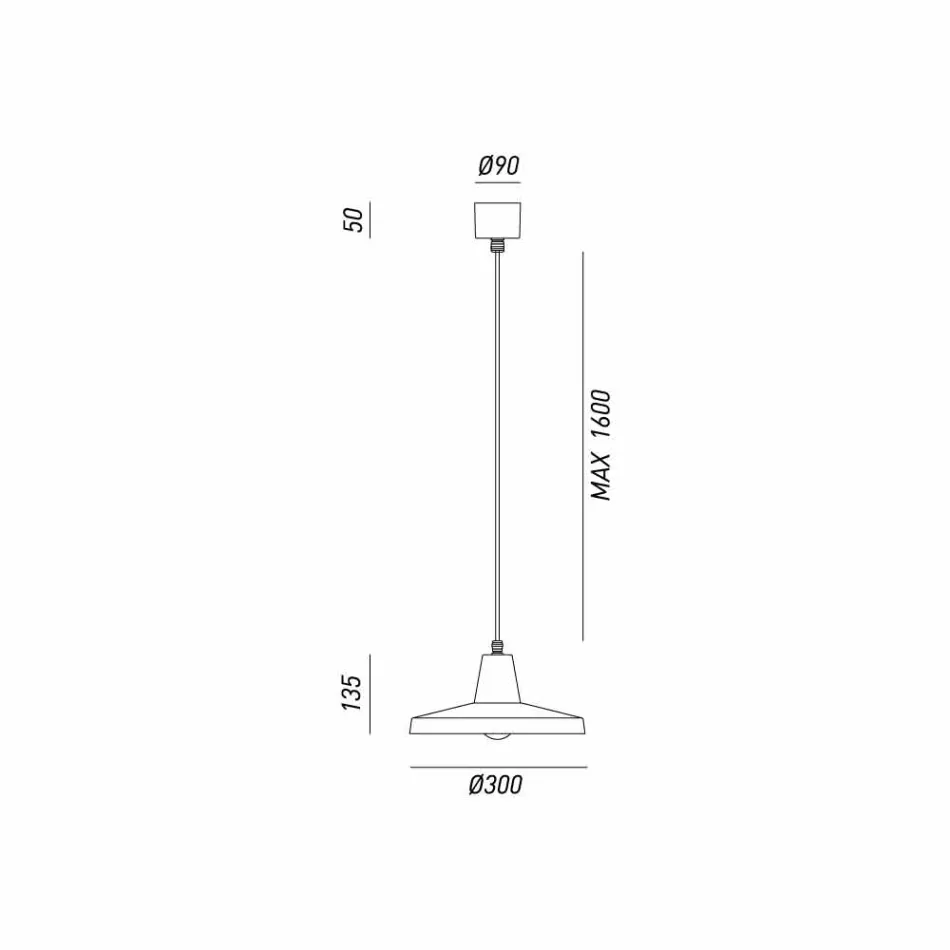 Lampadario di design stile industriale in ferro anticato Monica Viadurini
