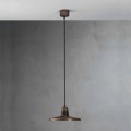 Lampadario di design stile industriale in ferro anticato Monica