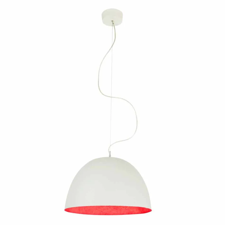 Lampadario di moderno design In-es.artdesign H2o in nebulite colorata Viadurini