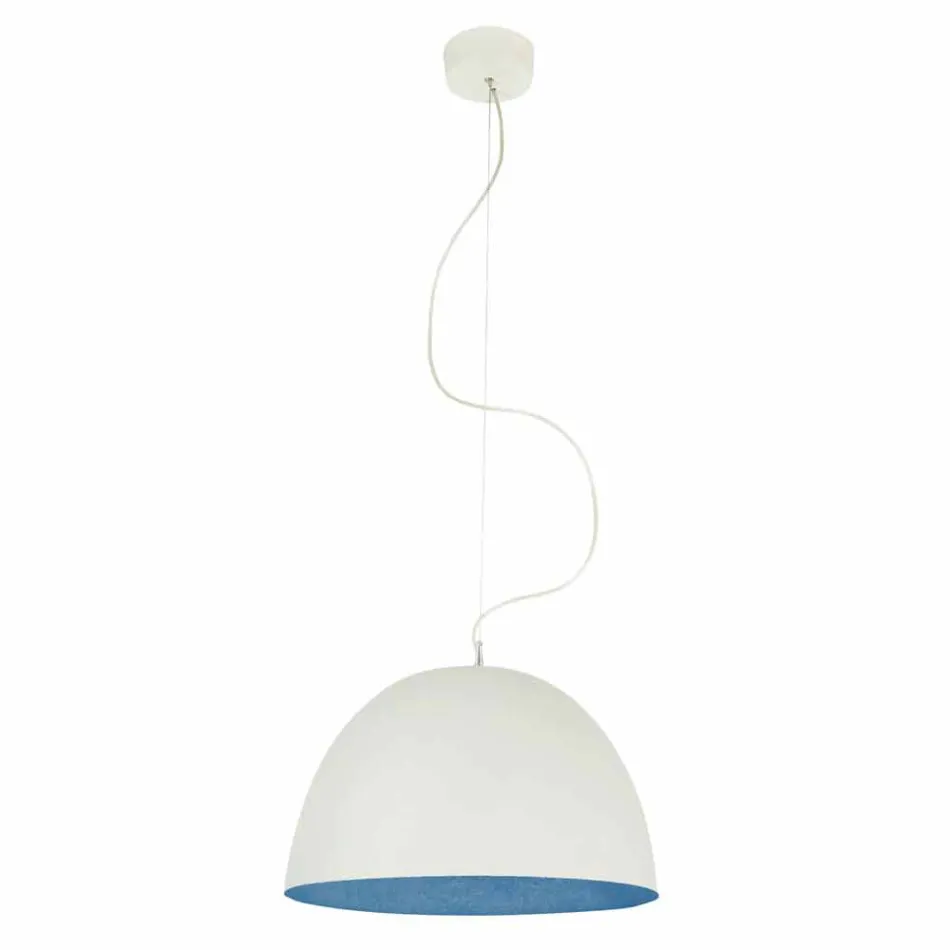 Lampadario di moderno design In-es.artdesign H2o in nebulite colorata Viadurini