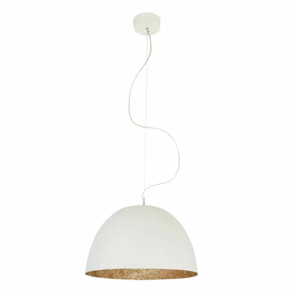 Lampadario di moderno design In-es.artdesign H2o in nebulite colorata Viadurini