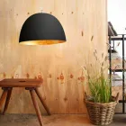 Lampadario di moderno design In-es.artdesign H2o in nebulite colorata Viadurini