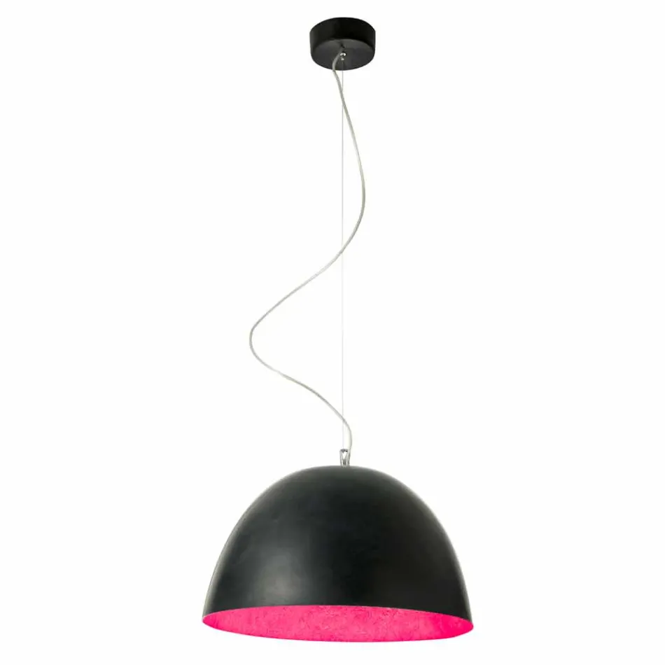Lampadario di moderno design In-es.artdesign H2o in nebulite colorata Viadurini