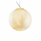 Lampadario di moderno design In-es.artdesign Luna bianco in nebulite Viadurini
