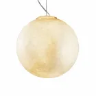 Lampadario di moderno design In-es.artdesign Luna bianco in nebulite Viadurini