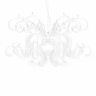 Lampadario di moderno design in plexiglass prodotto in Italia, Malito Viadurini